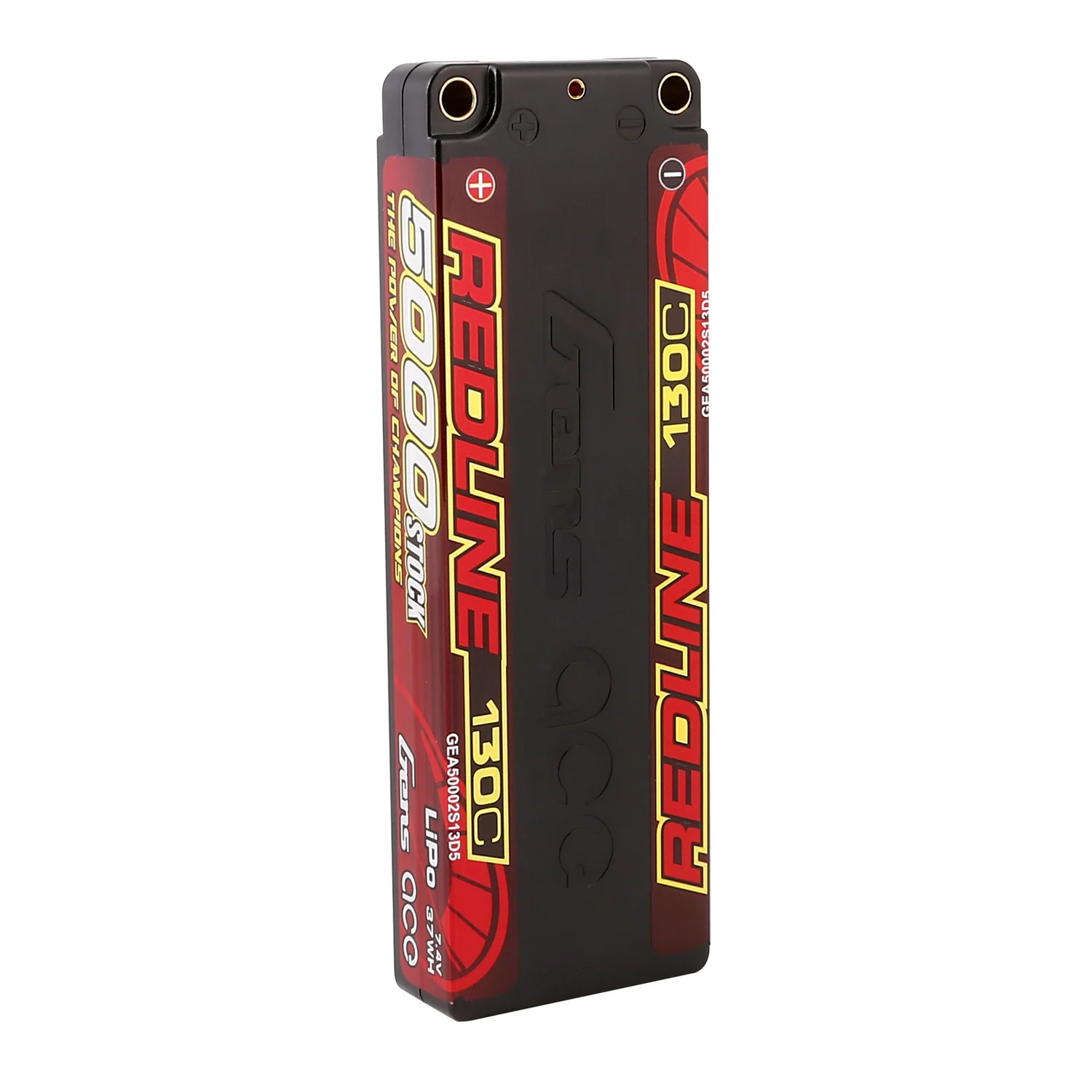 Gens ace Redline 1.0 5000mAh 2S 7.4V 130C HardCase 56# HV Lipo Battery