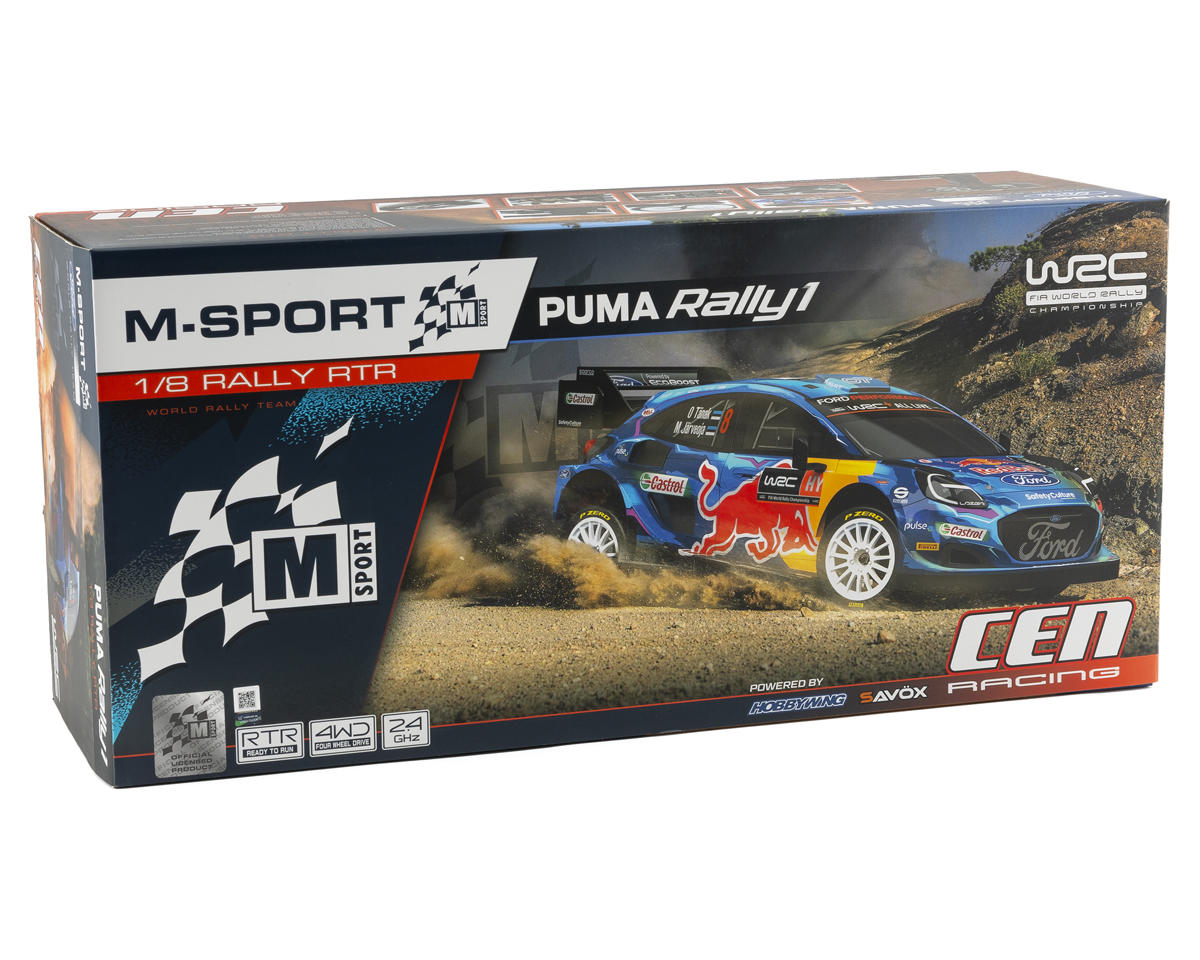 CEN M-Sport 2023 Ford Puma Rally 1 1/8 RTR Brushless Rally Car