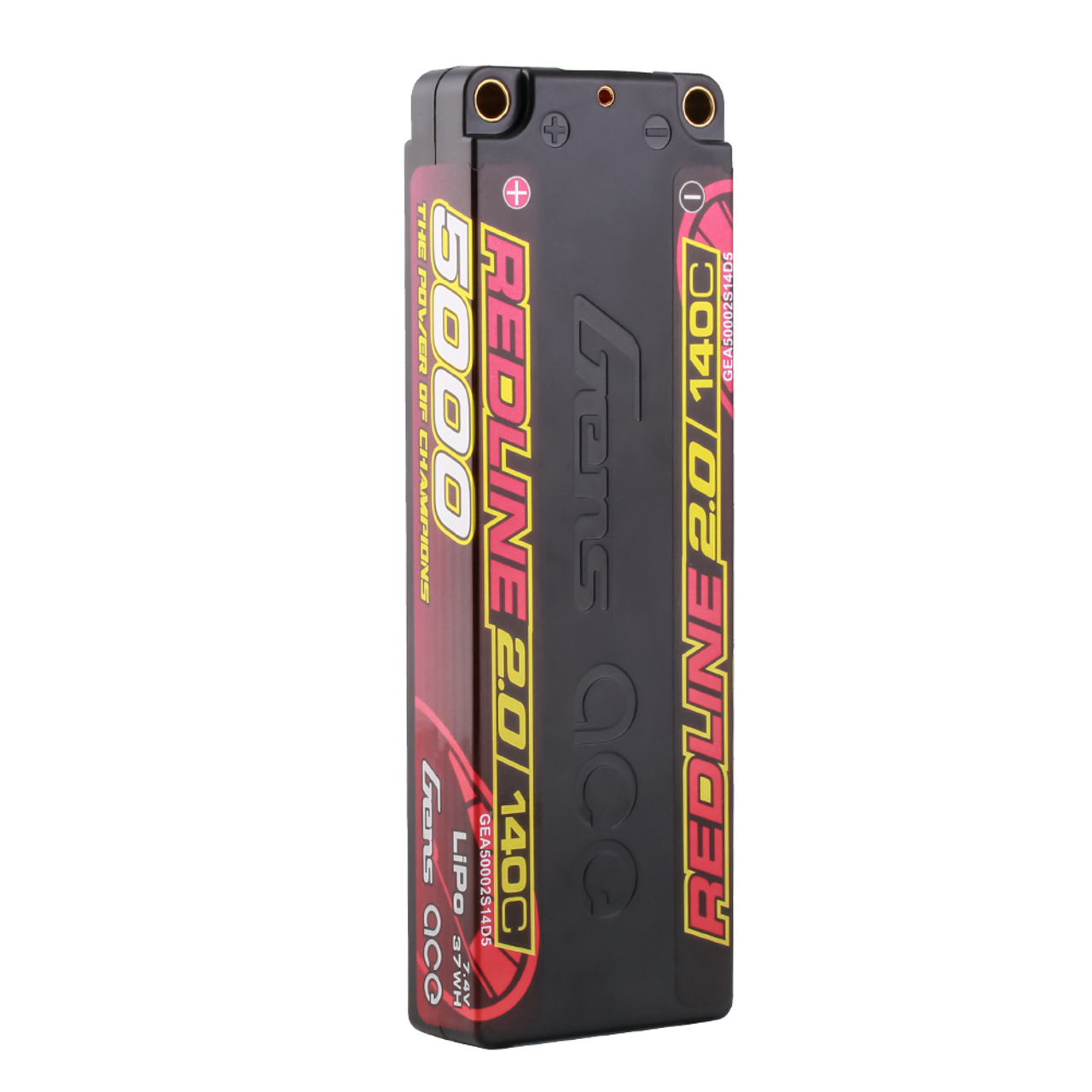 Gens ace Redline 2.0 Series 5000mAh 2S 7.4V 140C HardCase Lipo Battery Pack with Hardcase 56#