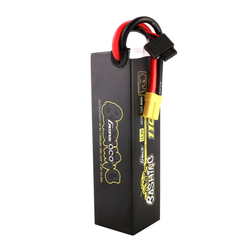 Gens ace G-Tech 11000mAh 14.8V 100C 4S2P Lipo Battery Pack with EC5-Bashing Series