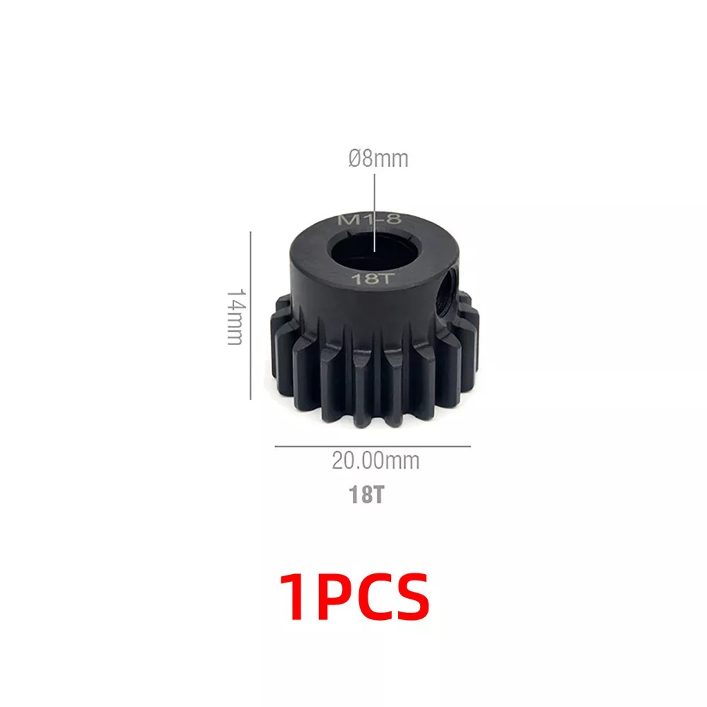 PROTONRC M1 8mm Shaft 13T-49T Pinion Motor Gear for 1/5 1/6 TRAXXAS ARRMA RC Car Motor