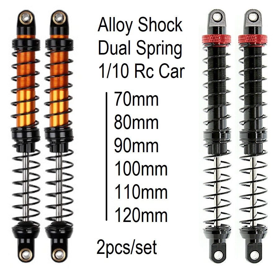 ProtonRC Aluminum Alloy Shock Absorber for SCX TRX4 1pair/set(2pcs) 80-90-100-110mm