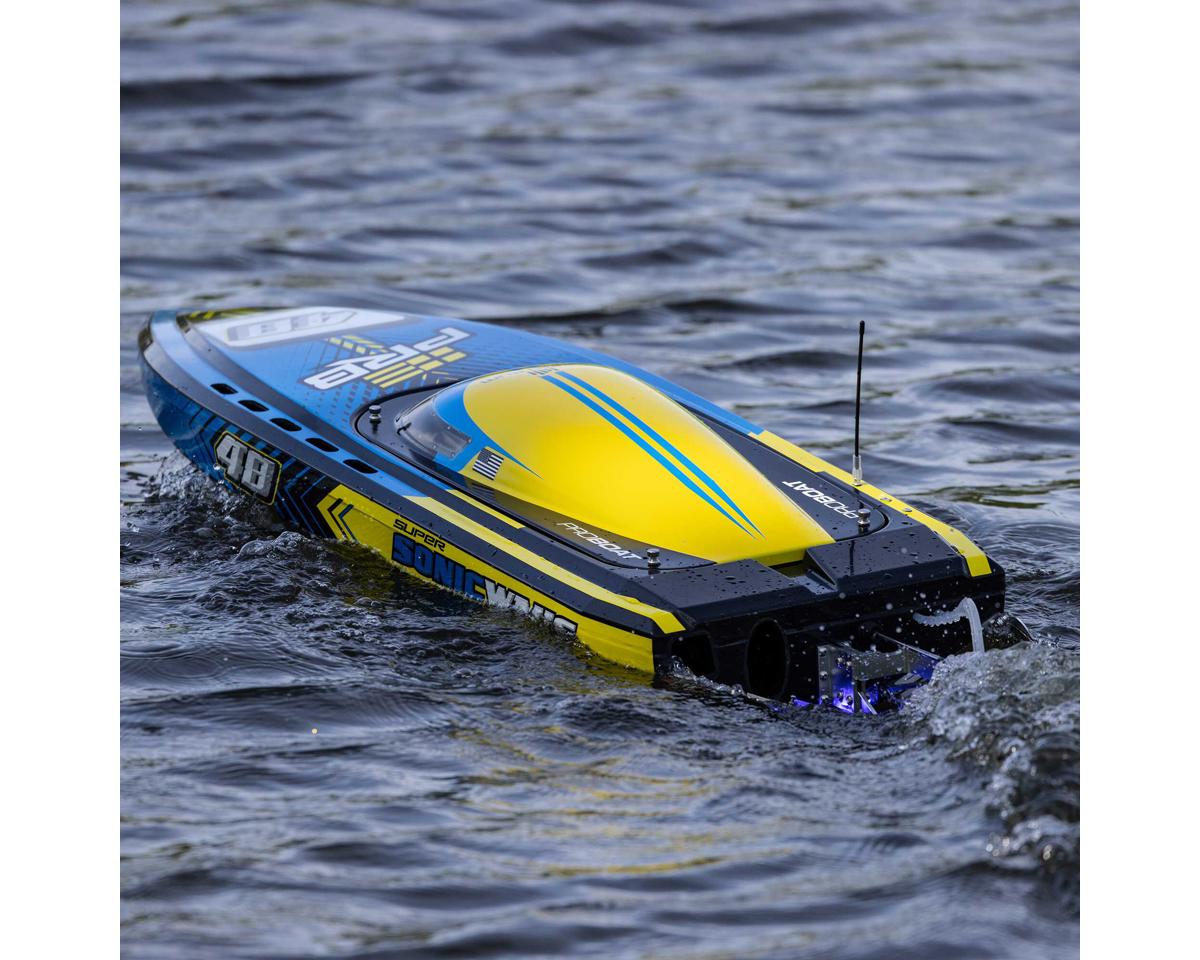 Pro Boat Super Sonicwake 48" 8S Brushless Deep-V RTR Self-Righting Boat w/DX3 2.4GHz Radio