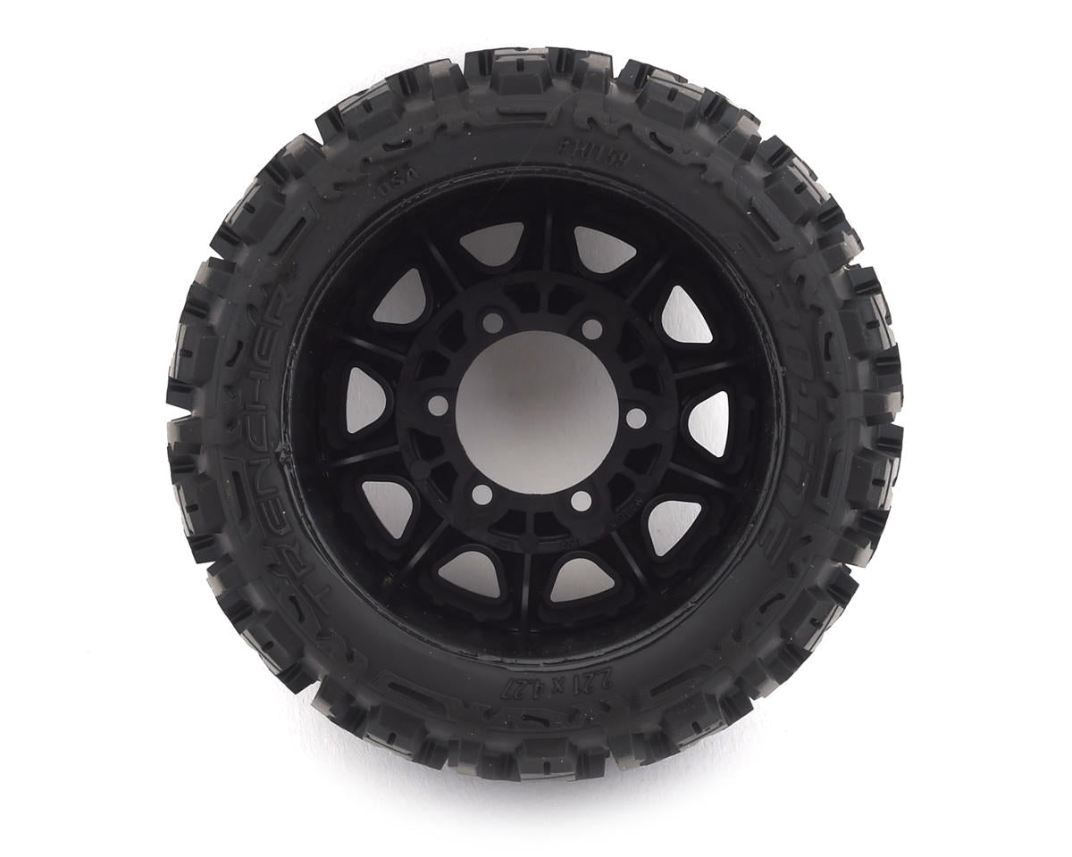 Pro-Line Trencher Low Profile 2.8" Tires w/Raid Rear Wheels (2) (Black) (M2) w/12mm Removable Hex