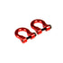 PROTONRC 4PCS Aluminum Alloy Hooks Hitch Tow Shackles for TRx-4 1/10 RC Crawler