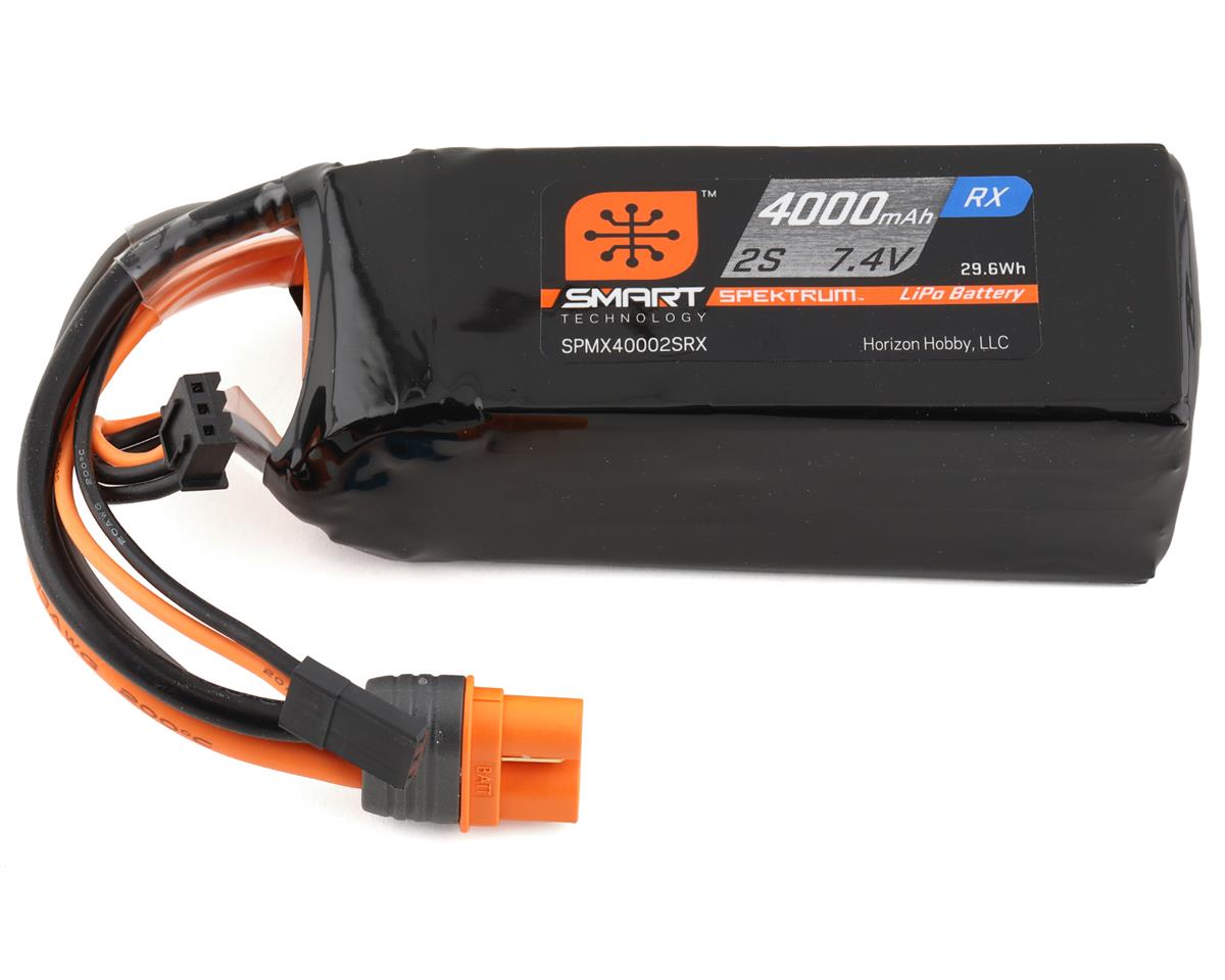 Spektrum RC 2S Smart LiPo Battery Pack (7.4V/4000mAh) w/IC3 Connector