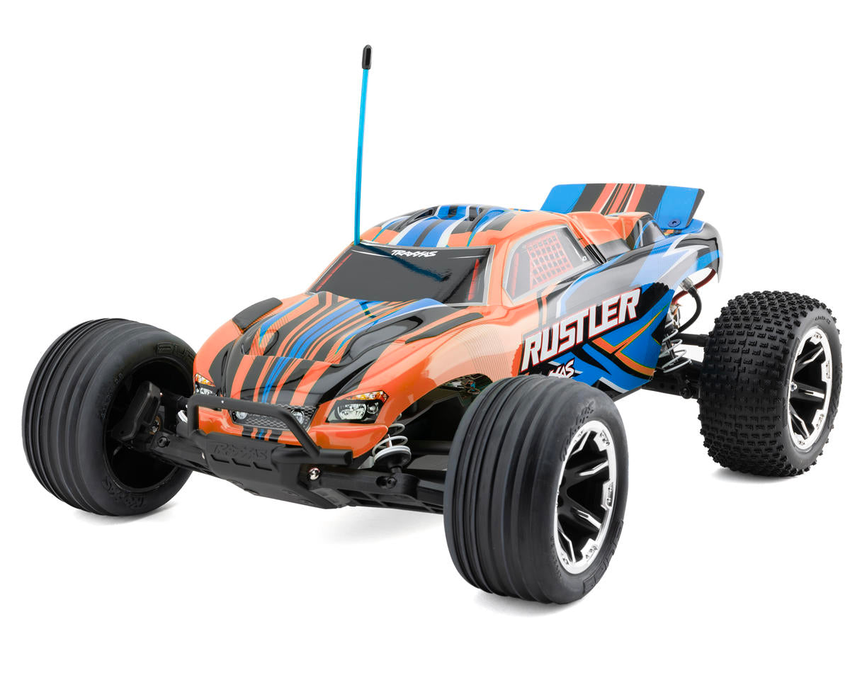 Traxxas Rustler HD 1/10 RTR 2WD Electric Stadium Truck Clipless w/XL-5 ESC, TQ 2.4GHz Radio, Battery & USB-C Charger