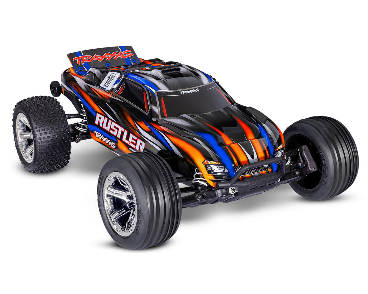 Traxxas Rustler BL-2s HD 1/10 RTR 2WD Brushless Stadium Truck  w/BL-2s ESC & TQ 2.4GHz Radio - Δώρο μπαταρία lipo & φορτιστής