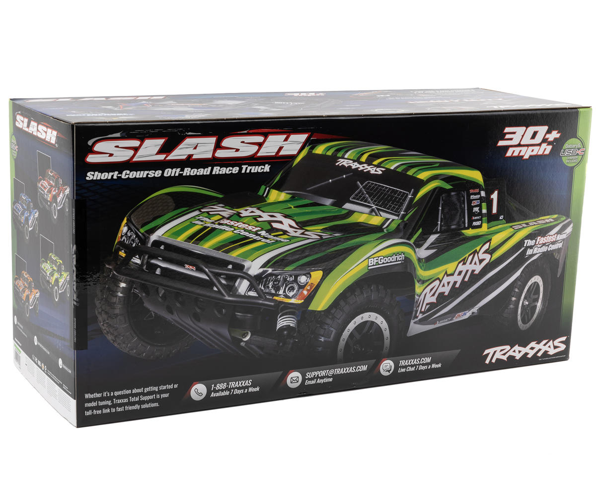 Traxxas Slash 1/10 RTR 2WD Short Course Truck (Red) w/XL-5 ESC, TQ 2.4GHz Radio, Battery & USB-C Charger