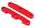 Traxxas Aluminum Bulkhead Front & Rear Tie Bar Set (Red)