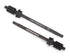 Traxxas TRX-4 Rear Heavy Duty Machined Axle Shafts w/Input Gear (2)