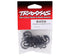 Traxxas Captured Shock Spring Retainers (Black) (4)