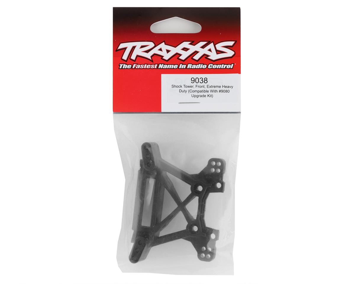 Traxxas Hoss/Rustler/Slash 4x4 Extreme Heavy Duty Front Shock Tower (Black)