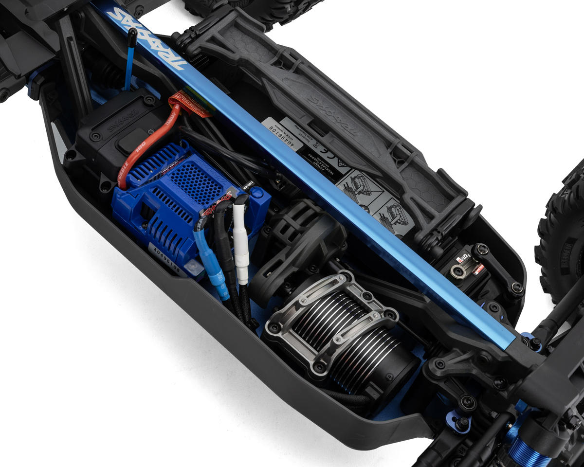 Traxxas Sledge RTR 6S 4WD Electric Brushless 1/8 Monster Truck (Blue) w/Belted Sledgehammer Tires & TQi 2.4GHz TSM Radio