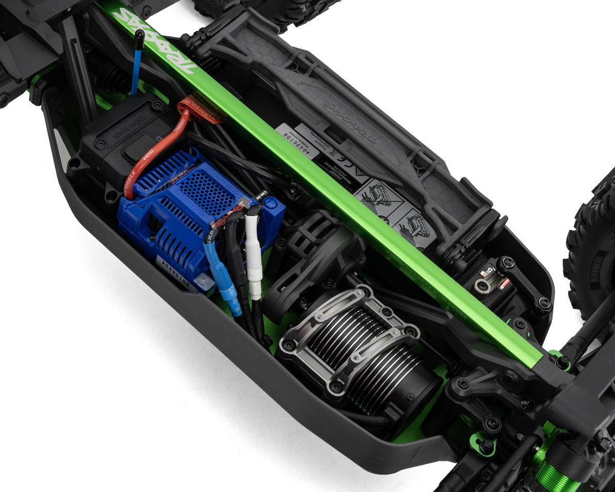 Traxxas Sledge RTR 6S 4WD Electric Brushless 1/8 Monster Truck (Green) w/Belted Sledgehammer Tires & TQi 2.4GHz TSM Radio