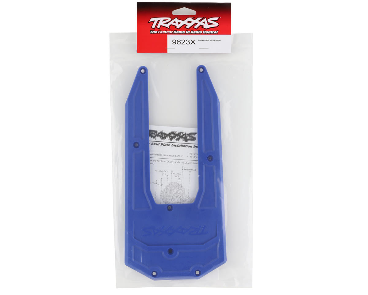 Traxxas Sledge Chassis Skidplate (Blue)