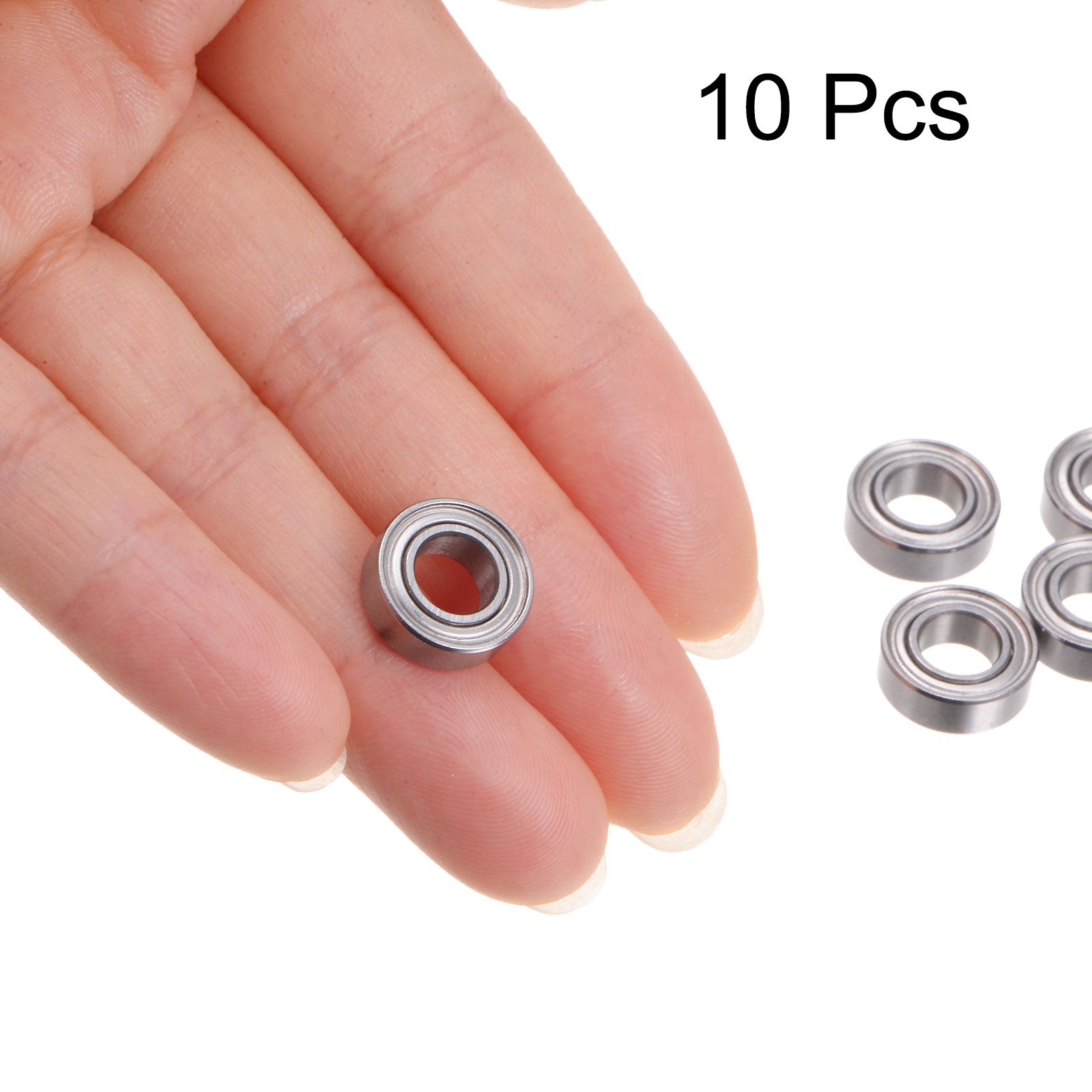 ProtonRC 10Pcs SMR126ZZ CB 6x12x4 mm ABEC7 MR126 Stainless steel hybrid ceramic ball bearing Model bearing Without Grease Fast Turning