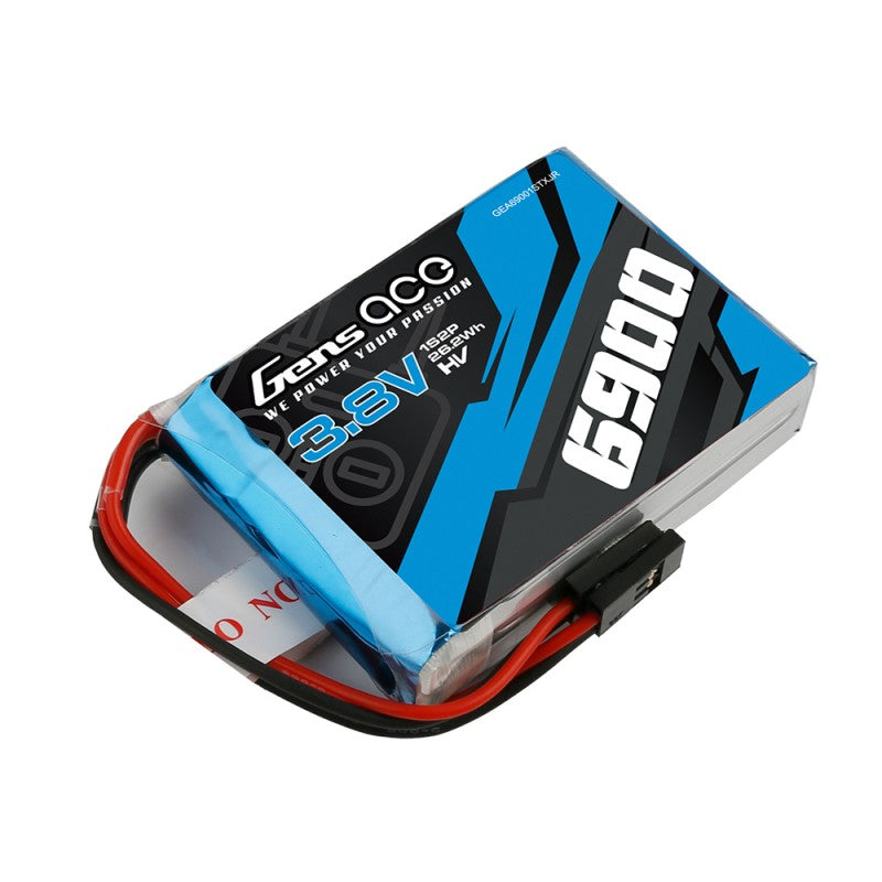 Gens ace 6900mAh 3.8V 1S2P Lipo Battery Pack for transmitters