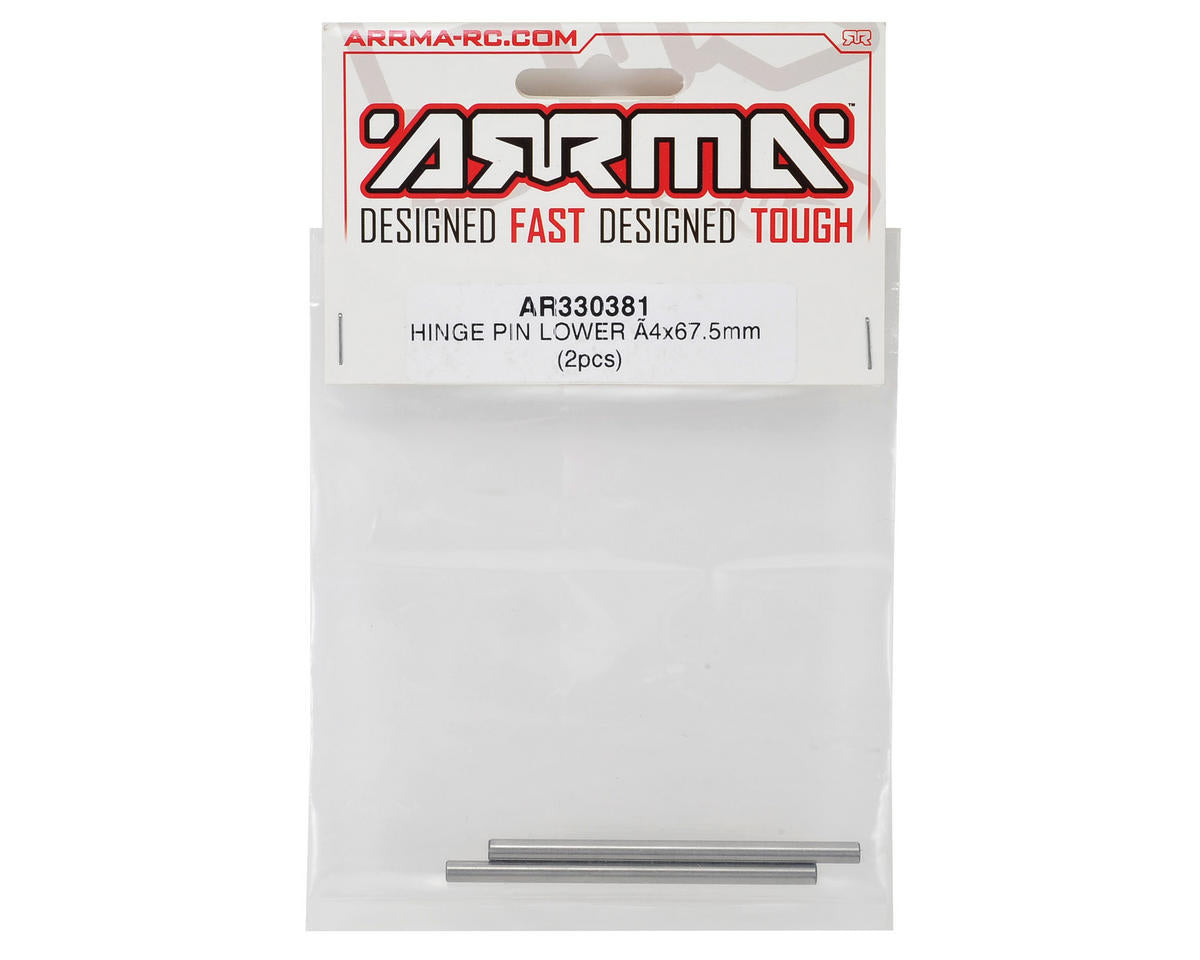 Arrma 4x67.5mm Lower Hinge Pin (2)