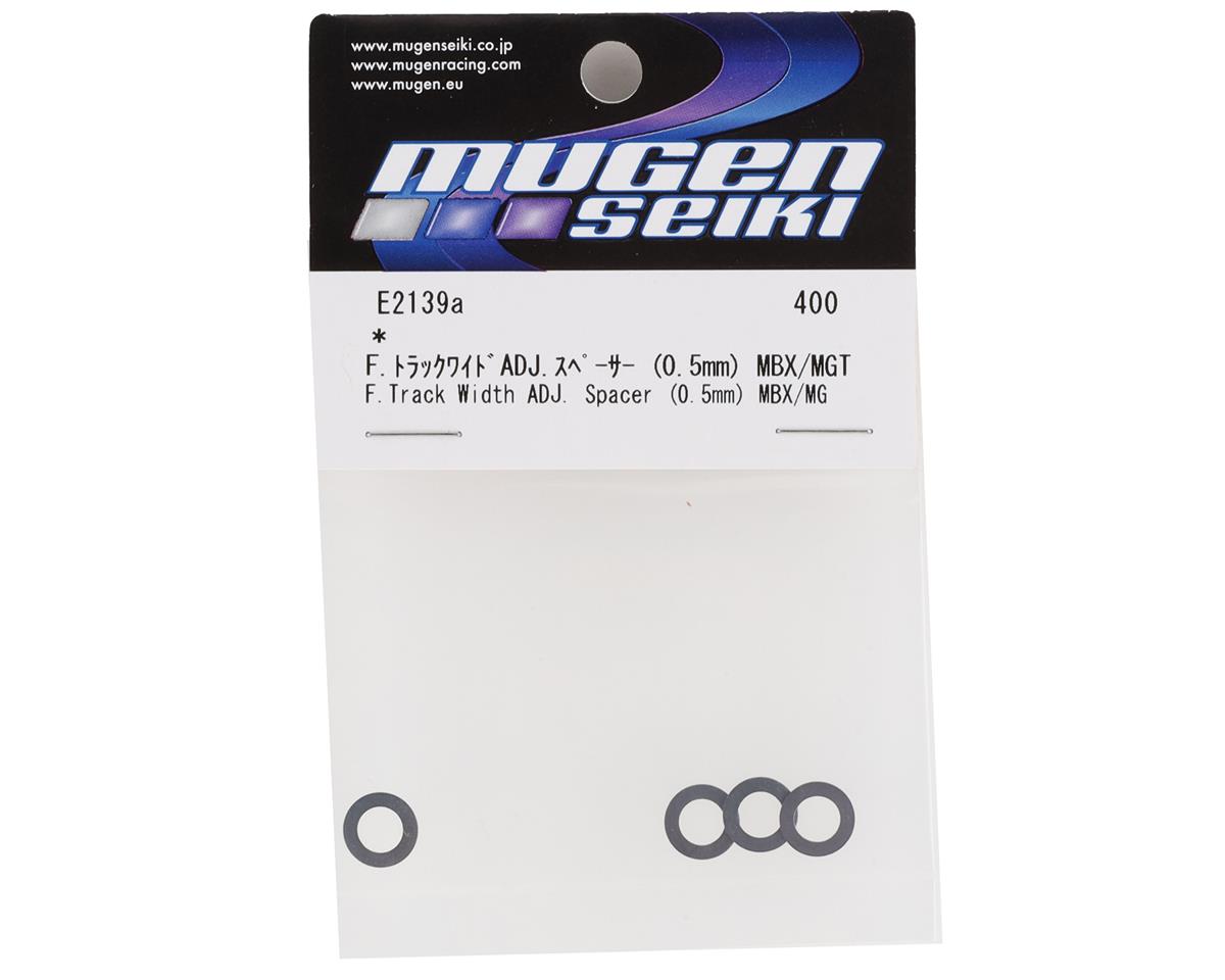 Mugen Seiki 0.5mm Aluminum Front Track Width Spacer (4)