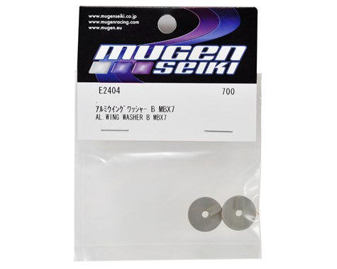 Mugen Seiki MBX7 Aluminum "B" Front/Rear Position Wing Washer (2) - RACERC