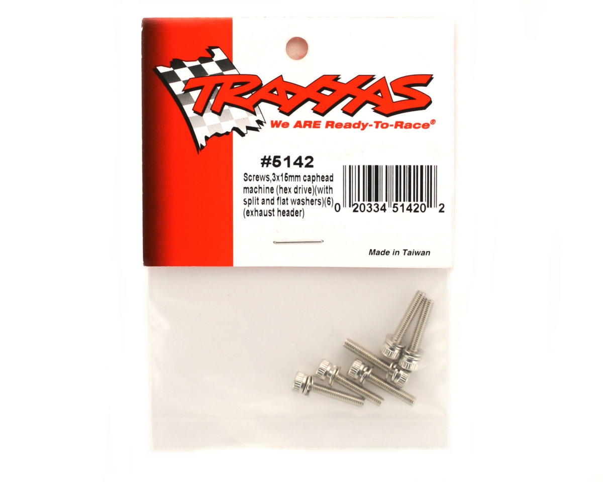 Traxxas 3X15mm Cap Head Screws (6)