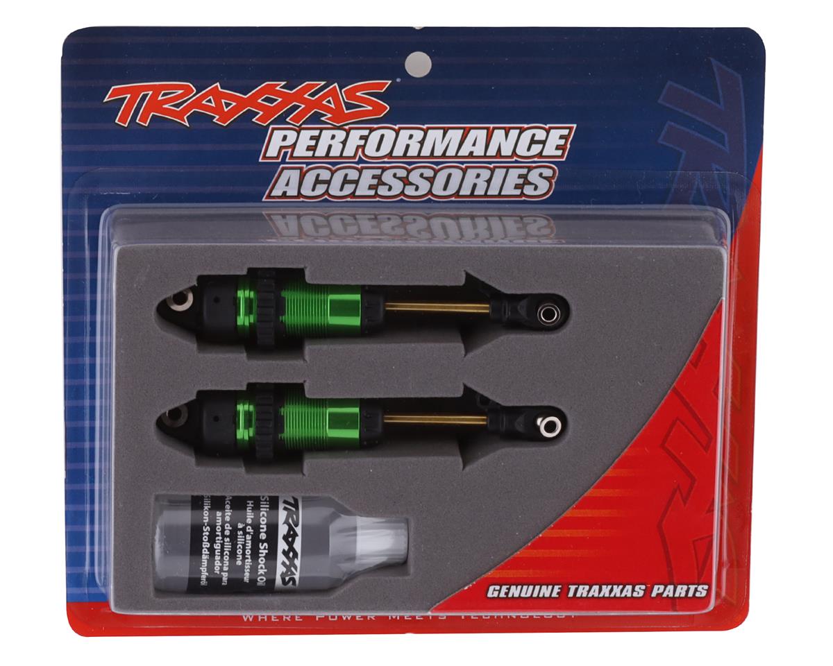 Traxxas Complete GTR Long Shocks w/Ti-Nitride Shafts (Green) (2)