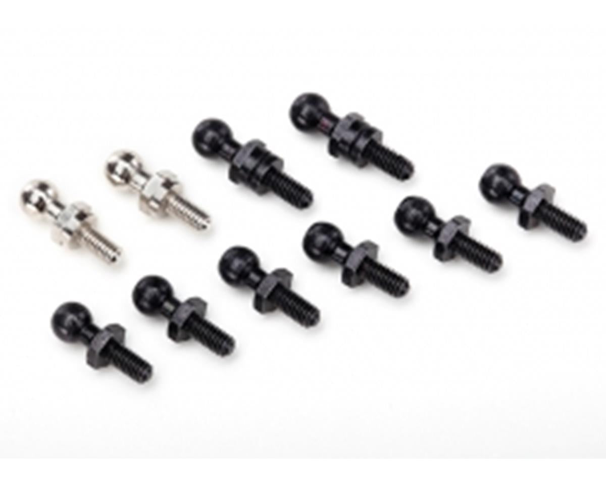 Traxxas Pivot Balls Black (6) Silver (2) Black Long (2)