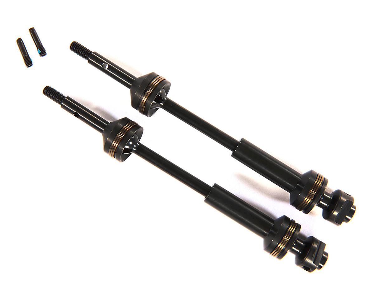 Traxxas Rear Steel-Spline Constant-Velocity Driveshafts (2) (Complete Assembly)