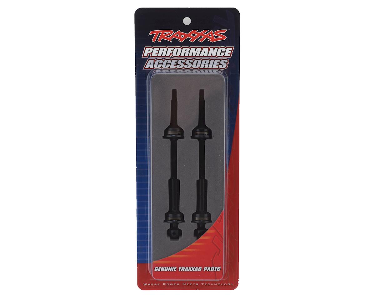 Traxxas Rear Steel-Spline Constant-Velocity Driveshafts (2) (Complete Assembly)